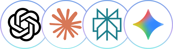 ChatGPT, Claude, Perplexity and Gemini