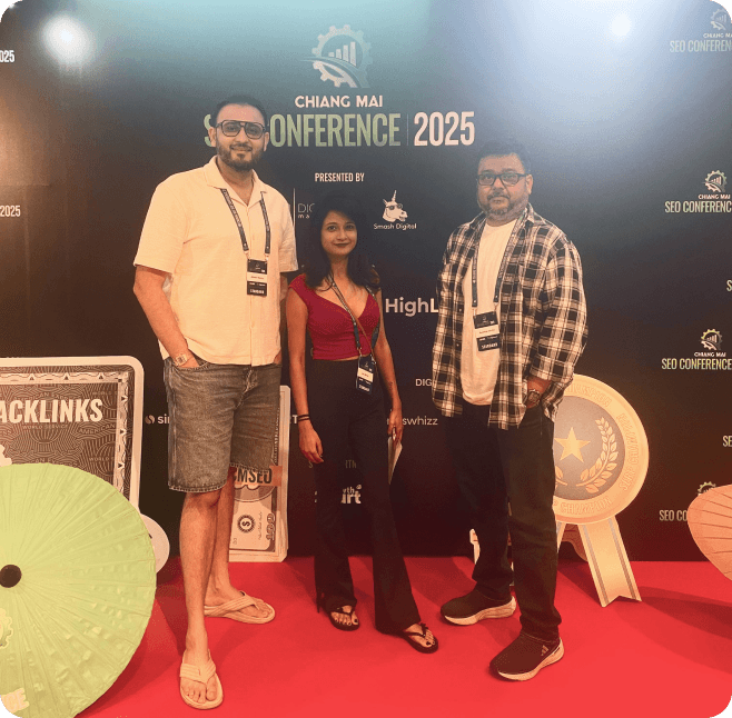 VisibilityStack team at Chiang Mai SEO Conference 2025